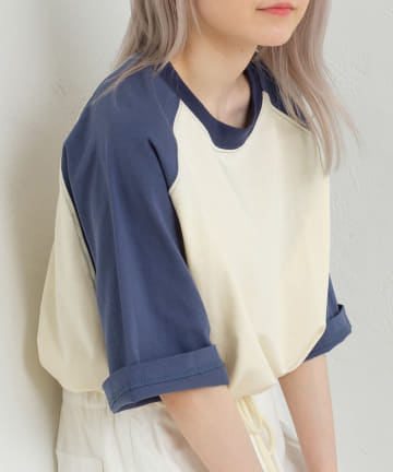 【WHIMSIC】BASE BALL T-SHIRT