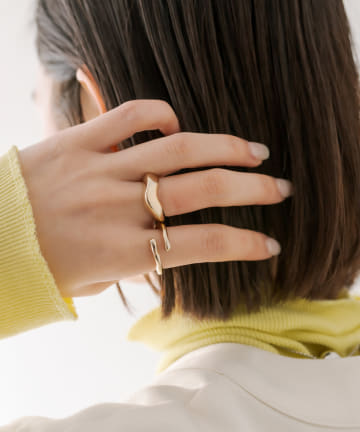 [Eau]wave rings SET