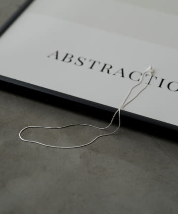 【MCSTUDIO/エムシースタジオ】 シルバースネークチェーンネックレス