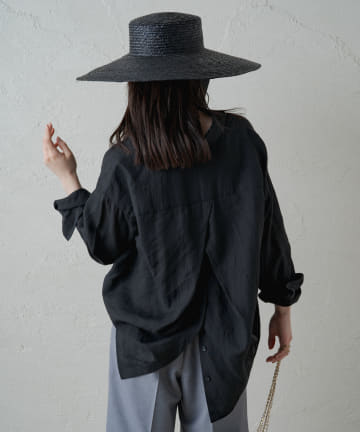 リネンバックタイシャツ