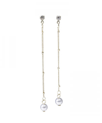 Lattice(ラティス) ピアス＿パール