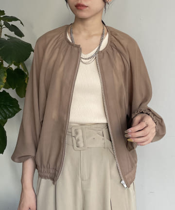 Thevon.(ゼヴォン) ボイルガーゼシアーラグランブルゾン