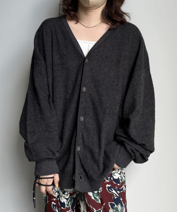 CPCM(シーピーシーエム) パイルMIX糸カーディガン