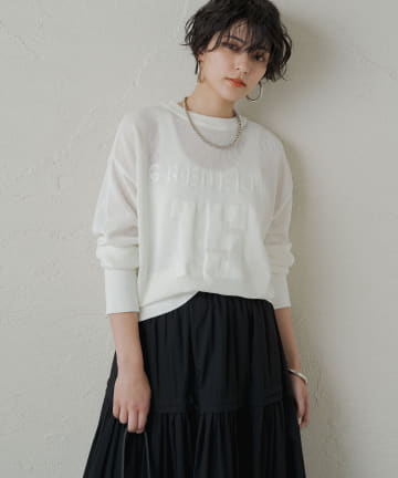 2WAYナンバーニット