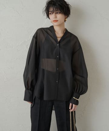 ボリュームスリーブシャツ