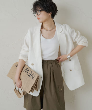 リネンダブルジャケット