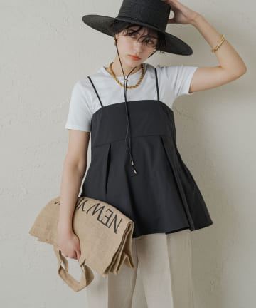 キャミタックブラウス