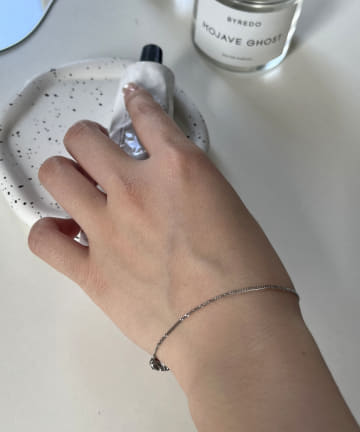 prose verse(プロズヴェール) 〈サージカルステンレス〉華奢チェーンブレスレット