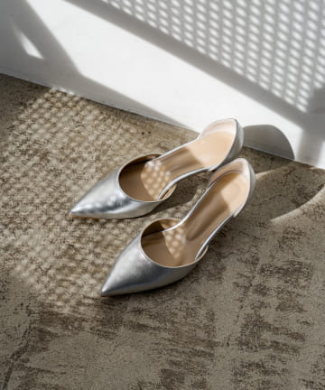 【GALENA/ガレナ】ポインテッドトゥヒールパンプス