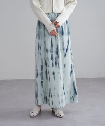OUTLET(アウトレット) 【mystic】タイダイプリントスカート
