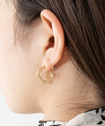 OUTLET(アウトレット) 【Chico】パールフープピアス3点SET