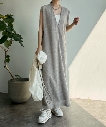 DOUDOU(ドゥドゥ) 【AgAwd/アガウド】ウェービージャガードワンピース