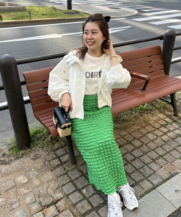 prose verse(プロズヴェール) 【MOMO SELECT】ポップコーンナロースカート