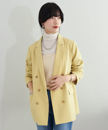 OUTLET(アウトレット) 【SHENERY】ダブルBIGジャケット