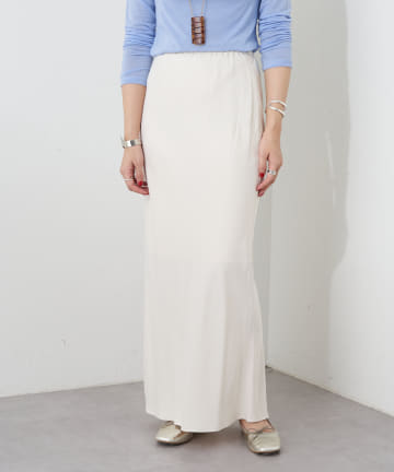 OUTLET(アウトレット) 【SHENERY】フィブリルタイトマキシスカート