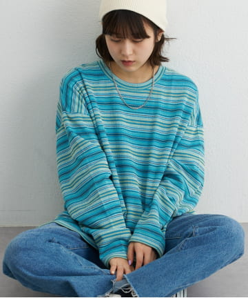 OUTLET(アウトレット) 【CIAOPANIC TYPY】サカリバマルチボーダープルオーバー