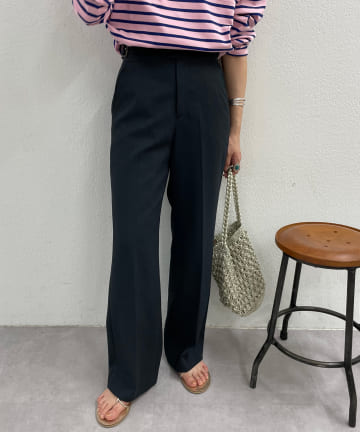 OUTLET(アウトレット) 【SHENERY】リネンライクグルカパンツ