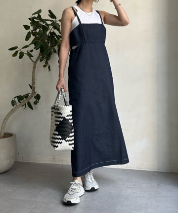 DOUDOU(ドゥドゥ) 【WEB限定】サイドオープンキャミワンピース