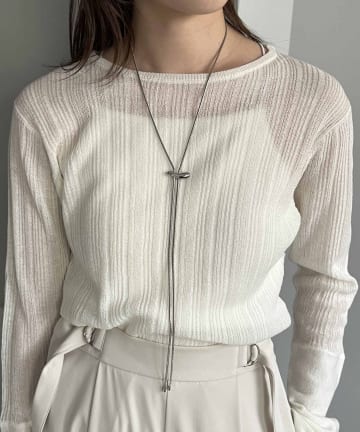 CAPRICIEUX LE'MAGE(カプリシュレマージュ) 〈GOLDY/ゴールディ〉クラウドタイネックレス