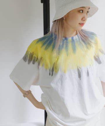*【WHIMSIC】CHUSEN DYEING T-SHIRT