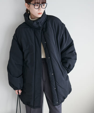 【WEB限定】袖取り外し2WAY中綿ブルゾン
