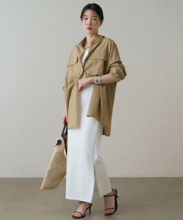 ライトミリタリーシャツ