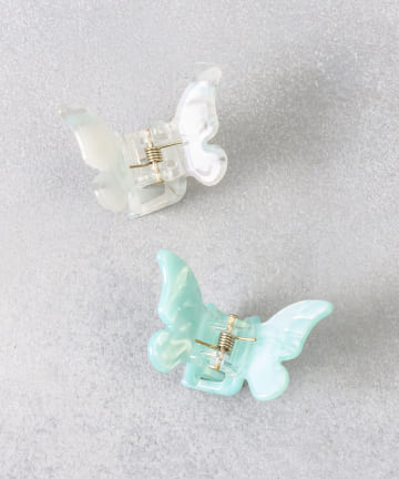 マーブルバタフライクリップ2個セット