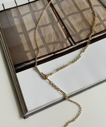 CAPRICIEUX LE'MAGE(カプリシュレマージュ) 〈GOLDY/ゴールディ〉MIXチェーンYネックレス