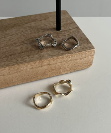 CAPRICIEUX LE'MAGE(カプリシュレマージュ) 〈GOLDY/ゴールディ〉2SETウェービーリング