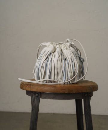 【MARCO MASI/マルコマージ】 フリンジミニ巾着BAG