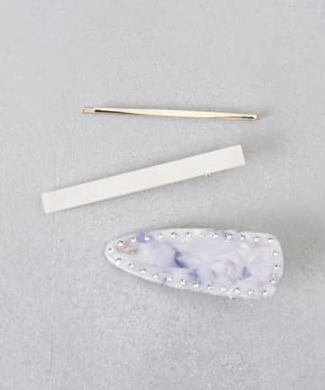 マーブルストーンクリップ3個セット