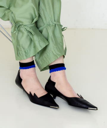 ウェーブシースルーソックス