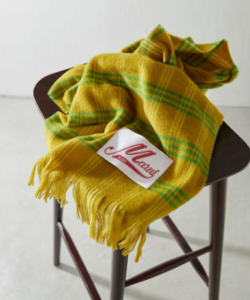 【MARNI】ウールチェックマフラー