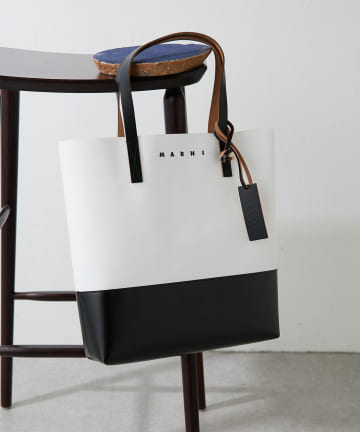 【MARNI】カラーブロックショッピングバッグ