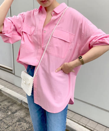 コットンオーバーシャツ