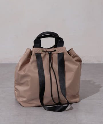 Chez toi(シェトワ) ナイロン2WAY巾着トートBAG