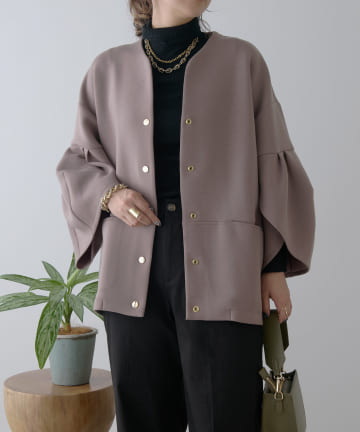 Jena　espace merveilleux(ジェナ　エスパスメルヴェイユ) コクーンスリーブボンディングジャケット