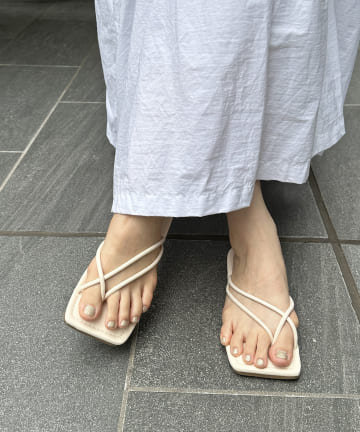 【WEB限定】スクエアビーチサンダル