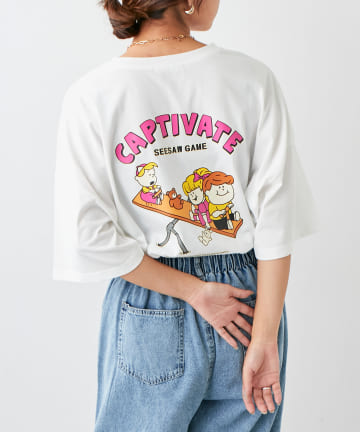 NICE CLAUP OUTLET(ナイスクラップ アウトレット) 仲良しKIDSプリントTシャツ