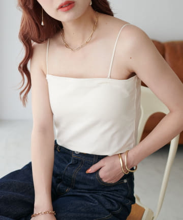 【3WAY】カップ付ホルターキャミソール