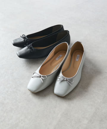 un dix cors(アンディコール) EVOL/フェイクレザーバレエシューズ