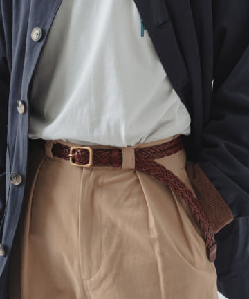 【WHIMSIC】メッシュレザーベルト