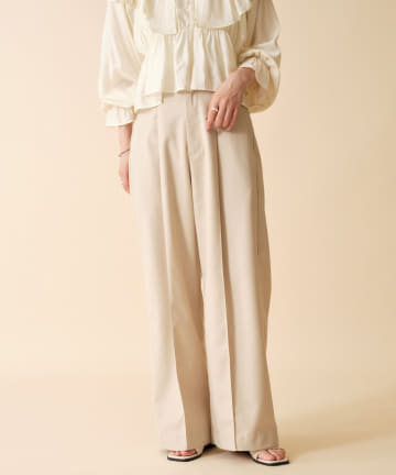 [mline]クラシックワンタックパンツ