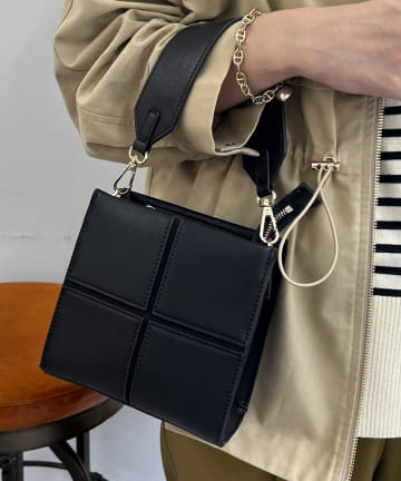 Jena　espace merveilleux(ジェナ　エスパスメルヴェイユ) スクエア2WAYショルダーバッグ