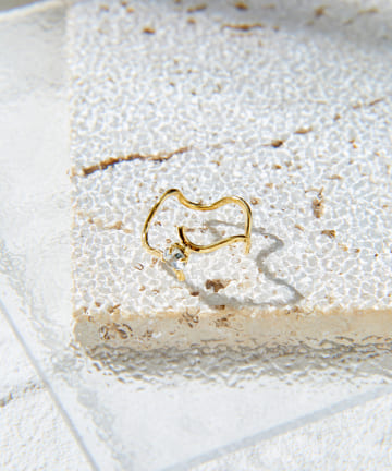 Lattice(ラティス) ビジューピンキーリング