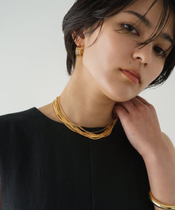 【JU QUATRE /ジューカトル】OVERLAPネックレス