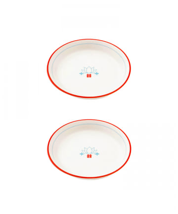 3COINS(スリーコインズ) 豆皿2枚セット：8.5cm／NEO町中華