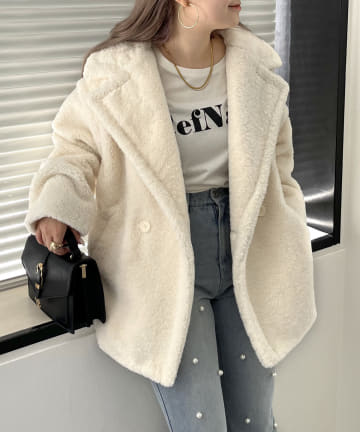 prose verse(プロズヴェール) ボアミドルコート