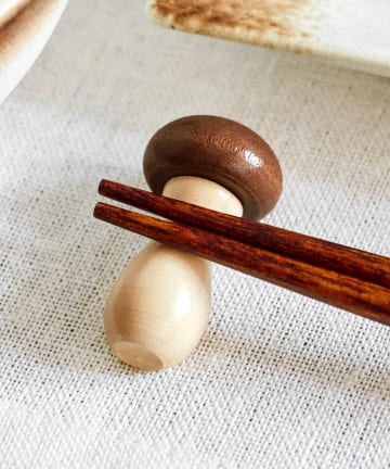 【秋の食卓】きのこの箸置き