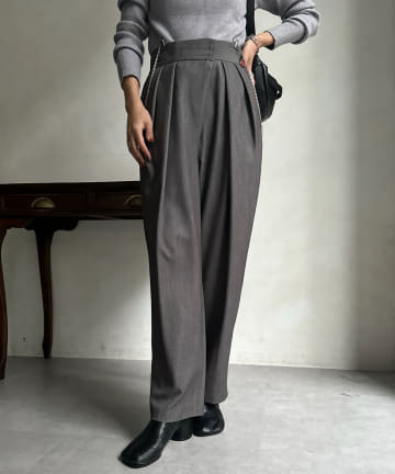 DOUDOU(ドゥドゥ) 【WEB限定】ウエストベルクロパンツ